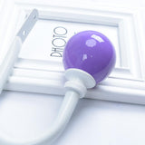 Maxbell 2pcs Curtain Holdback Draperies Holder with Colorful Ball Finials Purple