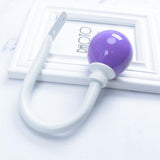 Maxbell 2pcs Curtain Holdback Draperies Holder with Colorful Ball Finials Purple
