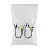 Maxbell 2pcs Decorative Metal Iron Curtain Drapery Holdbacks Wall Hooks Yellow