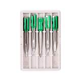 Max Garment Price Label Tagging Tag Gun + 5 Tagging Needles + 1000 Barbs Green