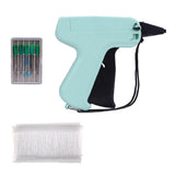 Max Garment Price Label Tagging Tag Gun + 5 Tagging Needles + 1000 Barbs Green