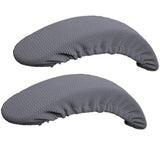Max 1 Pair Stretch Chair Armrest Covers Desk Chair Arm Slip-Cover Gray