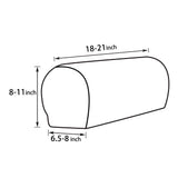 Max 2pcs Non-slip Stretch Polyester Furniture Sofa Armrest Cover Protector Beige