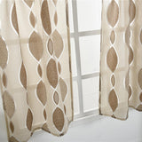 Max 3pcs/set Kitchen Bathroom Window Sheer Tier Curtain & Valance Light Coffee