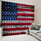 Max 2 Panels Digital Printing Light Reducing 3D Curtain for Living Room  B