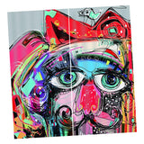 Max 2 Panels Digital Printing Light Reducing 3D Curtain for Living Room  C