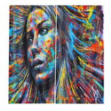 Max 2 Panels Digital Printing Light Reducing 3D Curtain for Living Room  D