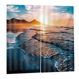 Max 2 Panels Digital Printing Light Reducing 3D Curtain for Living Room  E