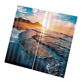 Max 2 Panels Digital Printing Light Reducing 3D Curtain for Living Room  E