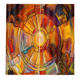Max 2 Panels Digital Printing Light Reducing 3D Curtain for Living Room  F