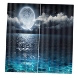 Max 2 Panels Digital Printing Light Reducing 3D Curtain for Living Room  G