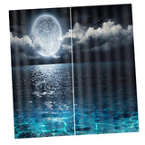 Max 2 Panels Digital Printing Light Reducing 3D Curtain for Living Room  G