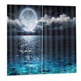 Max 2 Panels Digital Printing Light Reducing 3D Curtain for Living Room  G