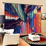 Max 2 Panels Digital Printing Light Reducing 3D Curtain for Living Room  I