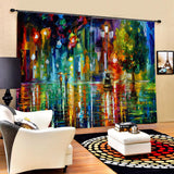 Max 2 Panels Digital Printing Light Reducing 3D Curtain for Living Room  J