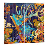 Max 2 Panels Digital Printing Light Reducing 3D Curtain for Living Room  L