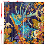 Max 2 Panels Digital Printing Light Reducing 3D Curtain for Living Room  L