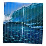 Max 2 Panels Digital Printing Light Reducing 3D Curtain for Living Room  M