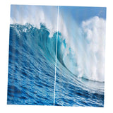 Max 2 Panels 3D Digital Print Curtain Drapes+Hook+Mute Ring Sea Turtle