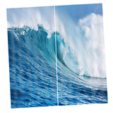Max 2 Panels 3D Digital Print Curtain Drapes+Hook+Mute Ring Sea Turtle