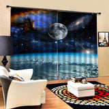 Max 2 Pcs/Panels Digital Printing Window Curtain Drapes for Bedroom Living Room