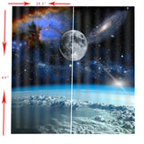 Max 2 Pcs/Panels Digital Printing Window Curtain Drapes for Bedroom Living Room