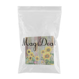 Max 2Pcs/Panels Decorative Sunflower Image Digital Printing Window Curtain Drape