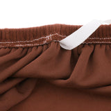 Max Velvet Stretch Chair Seat Cover Protector Office Chair Slipcover Camel