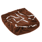 Max Velvet Stretch Chair Seat Cover Protector Office Chair Slipcover Camel