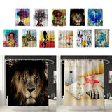 Max Digital Printing Mildew Resistant Anti-Bacterial PEVA Shower Curtain Liner African Women_A