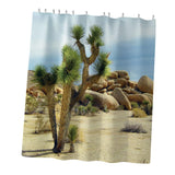 Max Digital Printing Mildew Resistant Anti-Bacterial PEVA Shower Curtain Liner Desert Plant