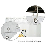 Max Digital Printing Mildew Resistant Anti-Bacterial PEVA Shower Curtain Liner African Women_B