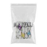 Max Digital Printing Mildew Resistant Anti-Bacterial PEVA Shower Curtain Liner Pebble Butterfly