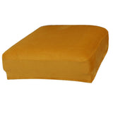 Max Velvet Polyester Stretch Wedding Banquet Dining Chair Seat Cover  Yellow