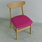 Max Stretch Dining Room Chair Seat Cover with Locking Buckle Rosy