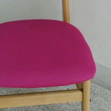 Max Stretch Dining Room Chair Seat Cover with Locking Buckle Rosy