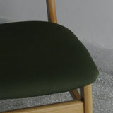 Max Stretch Dining Room Chair Seat Cover with Locking Buckle Army Green