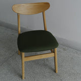 Max Stretch Dining Room Chair Seat Cover with Locking Buckle Army Green