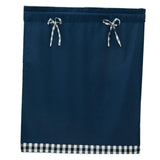 Max 1 Panel Kitchen Curtain Tier Small Window Drape Decor Dark Blue_74x61cm