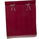 Max 1 Panel Kitchen Curtain Tier Small Window Drape Decor Wine Red_74x61cm