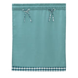 Max 1 Panel Kitchen Curtain Tier Small Window Drape Decor Light Blue_74x61cm