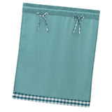 Max 1 Panel Kitchen Curtain Tier Small Window Drape Decor Light Blue_74x90cm