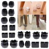 10pcs No-slip Chair Leg Caps Wood Furniture Floor Protectors Table Glides