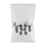 10pcs No-slip Chair Leg Caps Round Wood Furniture Floor Protectors Black A