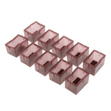 Maxbell 10x No-slip Chair Leg Caps Cover Rectangle Furniture Feet Protectors A