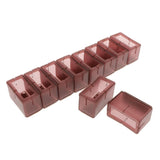 Maxbell 10x No-slip Chair Leg Caps Cover Rectangle Furniture Feet Protectors B