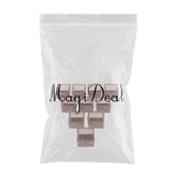 Maxbell 10pcs No-slip Chair Leg Caps Square Wood Furniture Floor Protectors Coffee