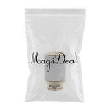 Max Metal Iron Curtain Pole Finials End Heads Fit 28mm Dia. Drapery Rods A_White