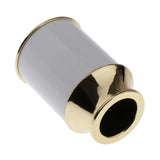 Max Metal Iron Curtain Pole Finials End Heads Fit 28mm Dia. Drapery Rods A_White