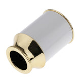 Max Metal Iron Curtain Pole Finials End Heads Fit 28mm Dia. Drapery Rods A_White